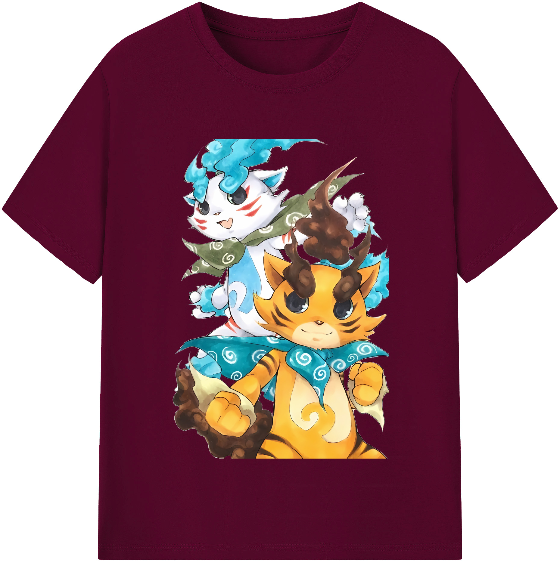 （画像用） 妖怪ウォッチ Yo-kai Watch レディースカジュアルプリントTシャツ（綿100％）